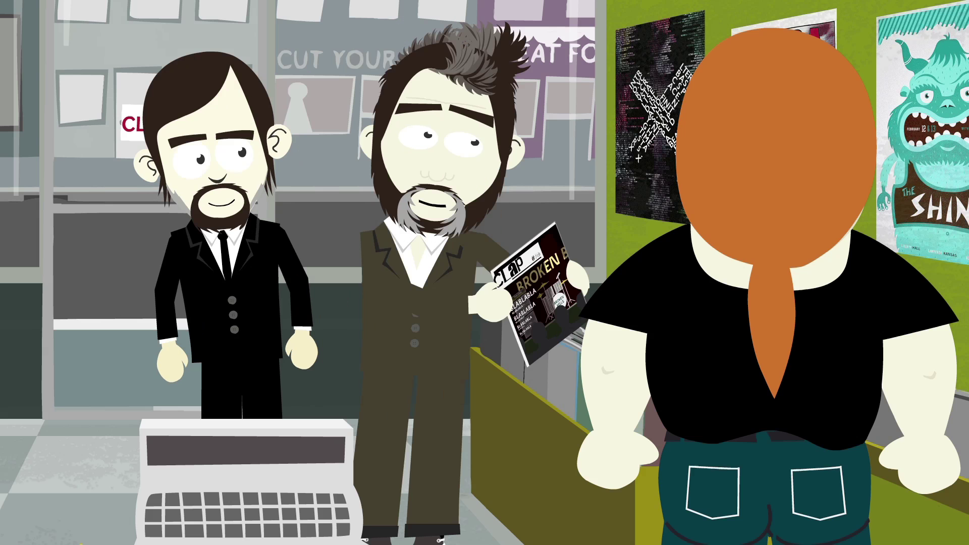 "Clap" zu Besuch im "Little Record Shop"