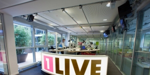 Einblick ins neue 1Live-Haus
