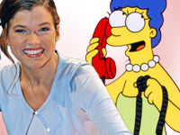 Foto (Engelke): Sat.1/Ralf Jürgens; Foto (Marge Simpson): Twentieth Century Fox Film Corporation; Grafik: DWDL.de