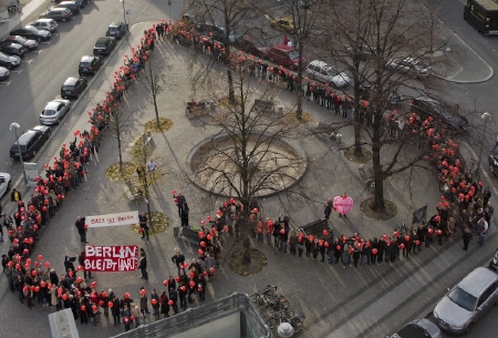 Proteste gegen Sat.1-Umzug