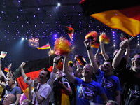 Deutschland hat den Eurovision Song Contest in Oslo gewonnen Deutschland hat den Eurovision Song Contest in Oslo gewonnen