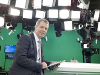 Peter Kloeppel im neuen Nachrichtenstudio Peter Kloeppel im neuen Nachrichtenstudio