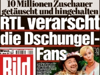 Bild-Schlagzeile Dschungelcamp