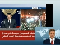 Mubarak-Rede im heute-journal