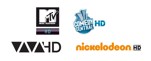 Die HD-Sender von MTV Networks