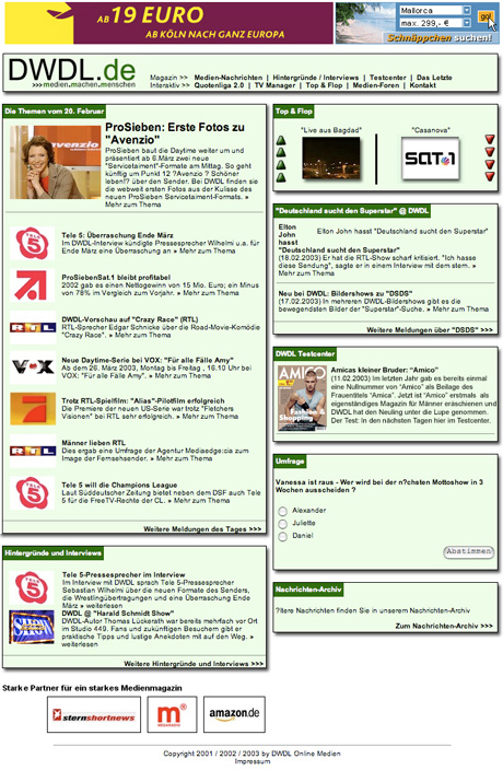 DWDL.de Mitte 2002 DWDL.de Mitte 2002