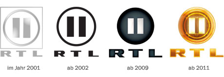 RTL II-Logos der letzten 10 Jahre RTL II-Logos der letzten 10 Jahre