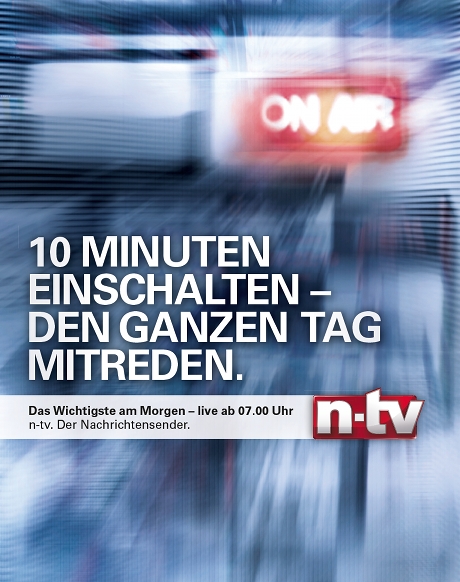 n-tv Kampagne Mai 2013 n-tv Kampagne Mai 2013