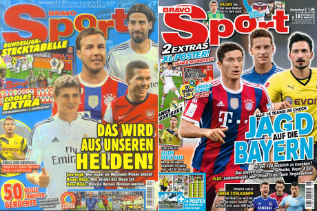 Bravo Sport alt und neu Bravo Sport alt und neu