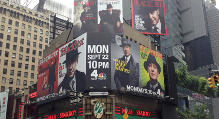 The Blacklist Times Square Billboards