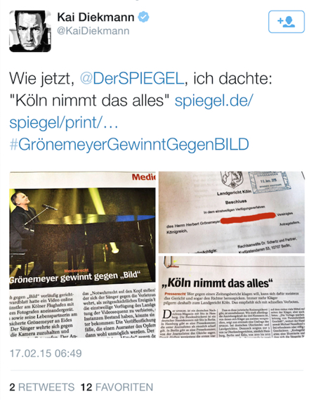 Diekmann Tweet