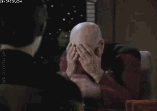 Captain Picards berüchtigter Facepalm