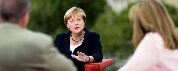 Angela Merkel im ARD-Sommerinterview
