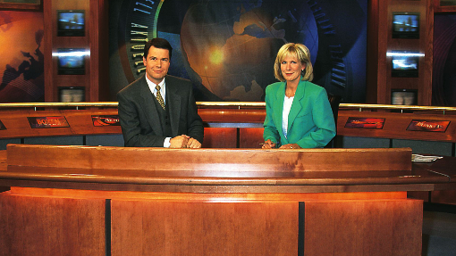Peter Kloeppel und Ulrike von der Groeben Peter Kloeppel und Ulrike von der Groeben
