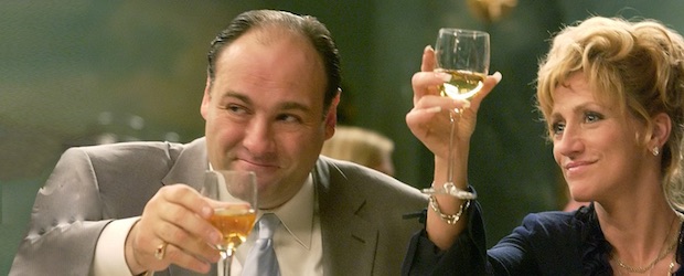 "Die Sopranos": Tony (James Gandolfini) und Carmela Soprano (Edie Falco)