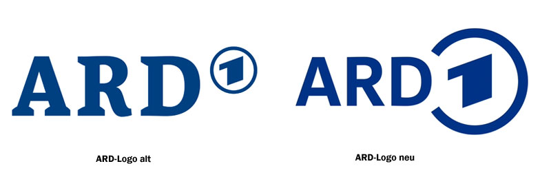 ARD-Logo alt und neu