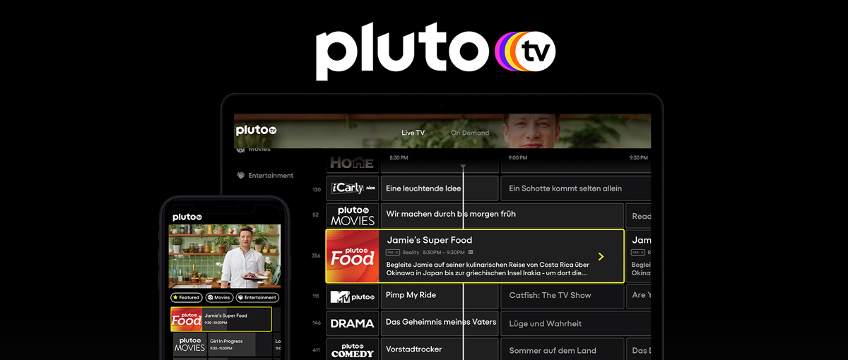 Pluto TV 2020 Browser