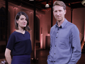 Linda Zervakis und Louis Klamroth Linda Zervakis und Louis Klamroth