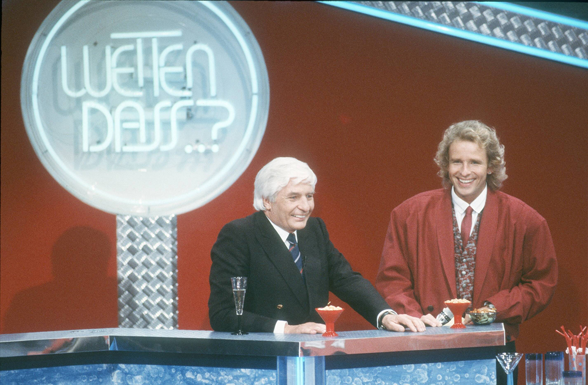 Gunter Sachs und Thomas Gottschalk - Großbild im Popup-Fenster Gunter Sachs und Thomas Gottschalk