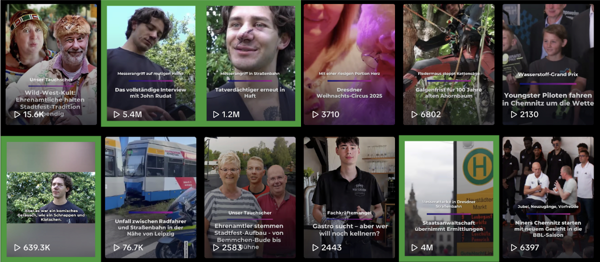 Sachsen Fernsehen bei TikTok - Großbild im Popup-Fenster Sachsen Fernsehen bei TikTok