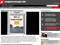 Screenshot von augenzeuge.de
