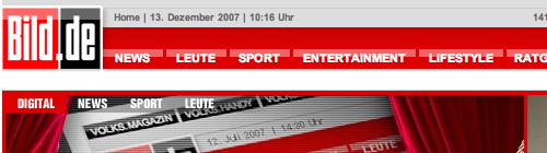 Screenshot: bild.de