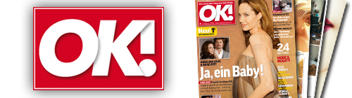 Logo, Cover: OK! Magazin; Grafik: DWDL.de