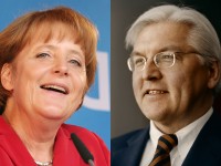 Angela Merkel und Frank-Walter Steinmeier