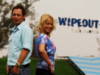 WipeOut - Heul nicht, lauf! Moderatoren+Logo