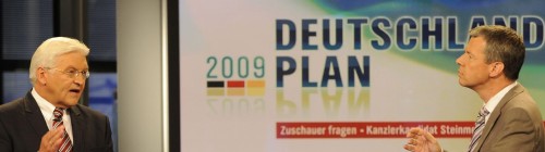 2009 - Wir wählen: Zuschauer fragen - Kanzlerkandidat Steinmeier antwortet