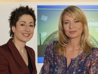 Dunja Hayali und Patricia Schäfer