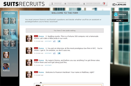Suits Recruits Screenshot