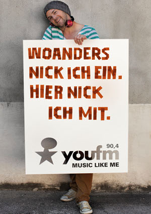 You FM-Plakat