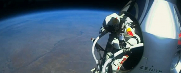 Rekordsprung von Felix Baumgartner