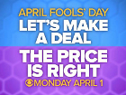 The Price Is Right Aprilscherz