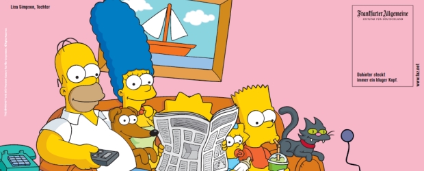 FAZ-Kampagne Simpsons