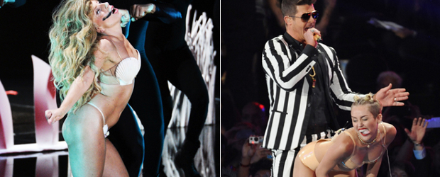 Miley Cyrus und Lady Gaga bei VMAs 2013