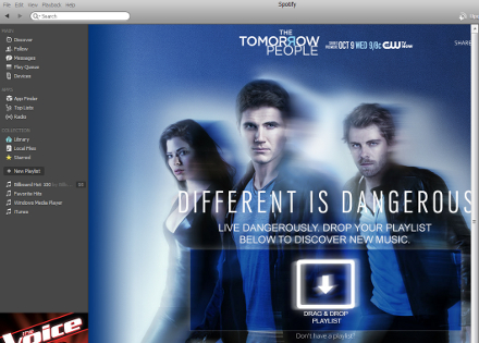 The Tomorrow People Spotify App