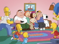 Simpsons Family Guy