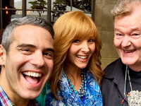 Lisa Kudrow mit Andy Cohen