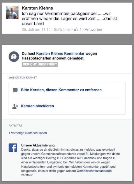 Facebook Hass