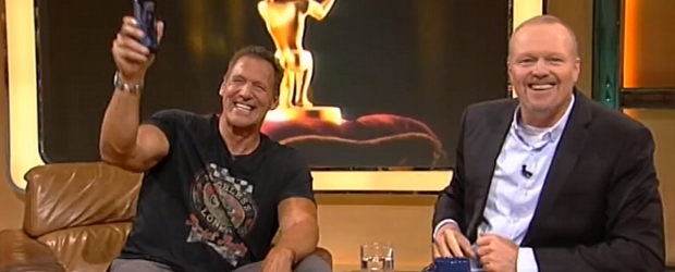 Stefan Raab und Ralf Moeller bei TV total