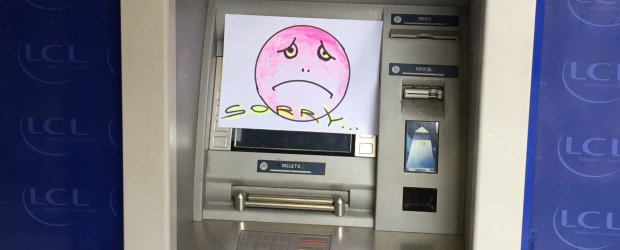 Bankautomat in Cannes