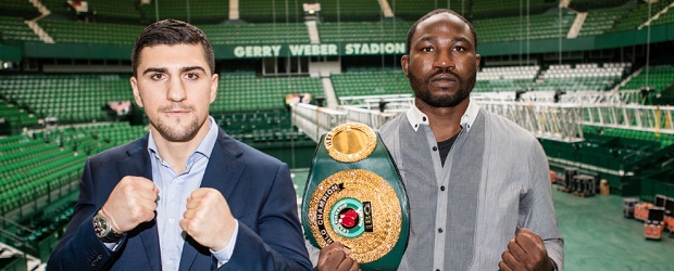 Marco Huck und Ola Afolabi