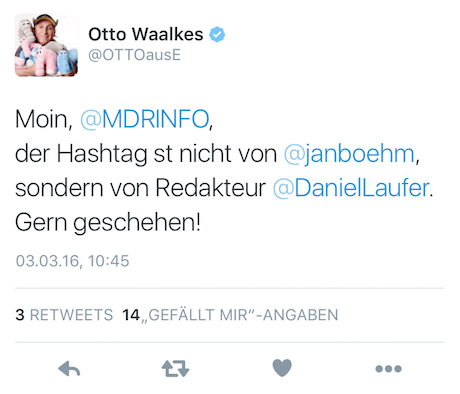 Otto Waalkes Kommentar