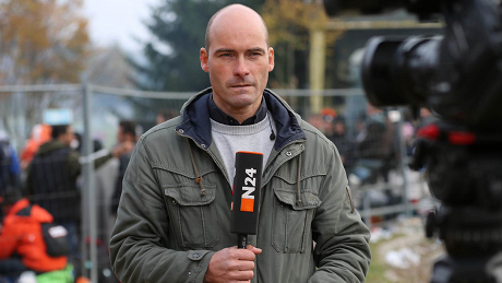 N24-Reporter Steffen Schwarzkopf