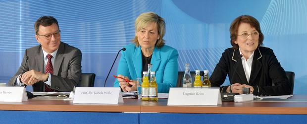 Volker Herres, Karola Wille und Dagmar Reim