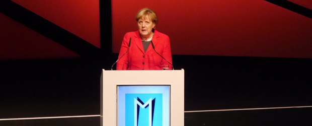Angela Merkel auf den Medientagen München