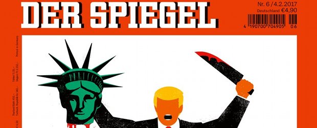 Trump-Karikatur auf Spiegel-Cover