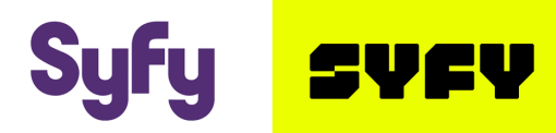 Syfy-Logovergleich
